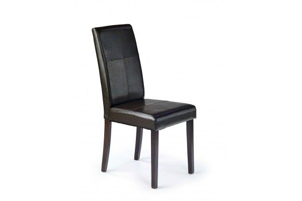 Стул HALMAR KERRY BIS венге/темно-коричневый