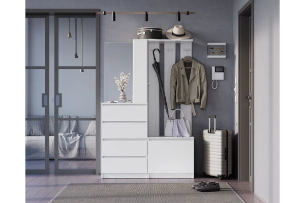 Прихожая Симпл ПР-04 - Белый (BTS)