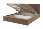 Кровать  Нельсон Линия с подъёмным механизмом 160х200 (вариант 3) фабрика Браво Мебель