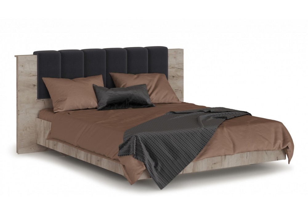 Кровать "Джулия" 1600 с основанием (Крафт серый) фабрика Империал в Минске Кровать "Джулия" 1600 с основанием (Крафт серый) фабрика Империал