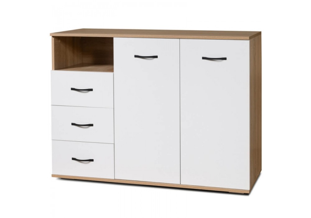 Комод Мебель-Класс Дрезден (белый/дуб сонома) в Минске Комод Мебель-Класс Дрезден (белый/дуб сонома)