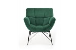 Кресло HALMAR BELTON темно-зеленый/черный в Минске Кресло HALMAR BELTON темно-зеленый/черный