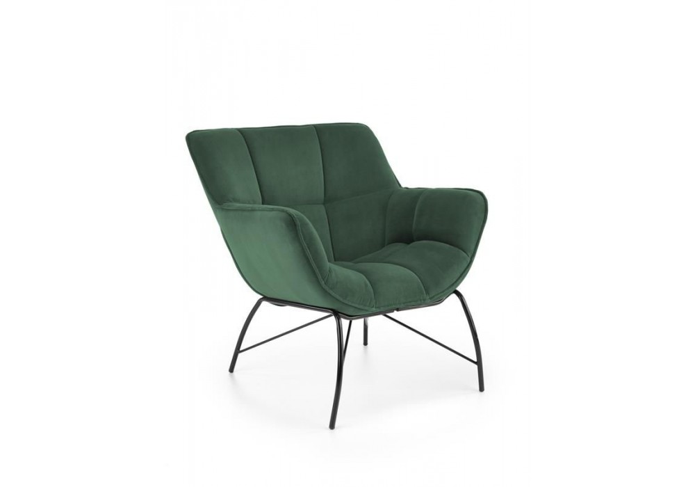 Кресло HALMAR BELTON темно-зеленый/черный в Минске Кресло HALMAR BELTON темно-зеленый/черный