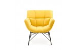 Кресло HALMAR BELTON желтый/черный в Минске Кресло HALMAR BELTON желтый/черный