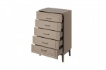 Комод 5 ящиков Гориция (Лак Мокко мус)  фабрика Браво Мебель