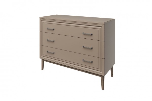 Комод 3 ящика Гориция (Лак Мокко мус)  фабрика Браво Мебель