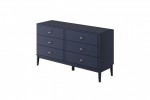 Комод 6 ящиков Джали, (Ночное Небо/Темный Лазурный) фабрика Браво Мебель