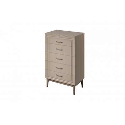 Комод 5 ящиков Гориция (Лак Мокко мус)  фабрика Браво Мебель