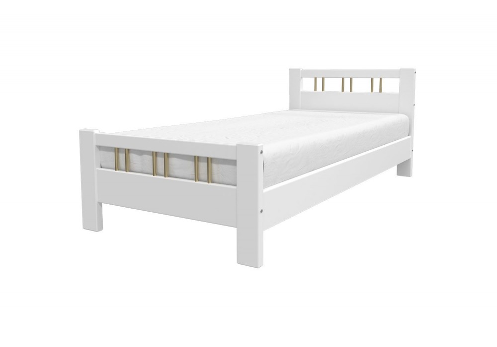 Кровать "Вероника-3"  900 Белый античный в Минске Кровать "Вероника-3"  900 Белый античный