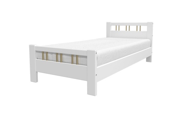 Кровать "Вероника-3"  900 Белый античный