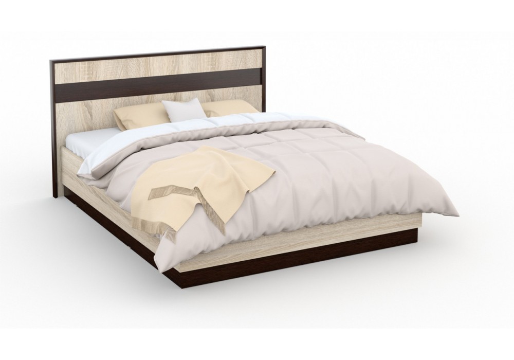 Кровать "Эшли" 1600 с подъемным мех. (Венге/дуб сонома) фабрика Империал в Минске Кровать "Эшли" 1600 с подъемным мех. (Венге/дуб сонома) фабрика Империал