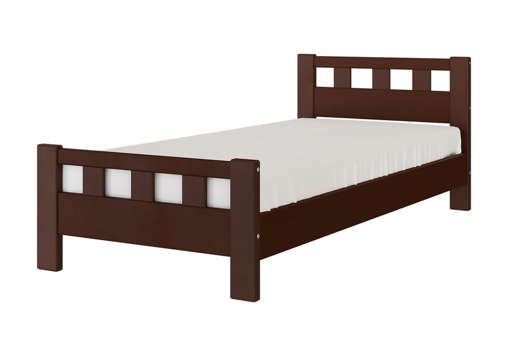 Кровать "Вероника-2"   орех 90х200 в Минске Кровать "Вероника-2"   орех 90х200