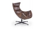 Кресло Halmar LUXOR (темно-коричневый)