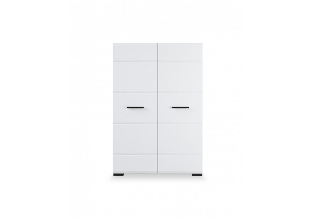 Комод Йорк 2дв (белый/белый глянец)  фабрика Империал в Минске Комод Йорк 2дв (белый/белый глянец)  фабрика Империал