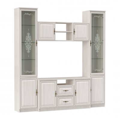 Стенка 06.87 Габриэлла (вудлайн кремовый) фабрика Олмеко  Стенка 06.87 Габриэлла (вудлайн кремовый) фабрика Олмеко