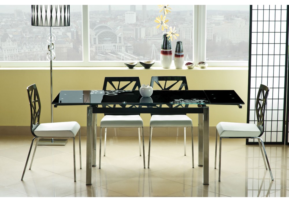 Стол обеденный SIGNAL GD017 черный в Минске Стол обеденный SIGNAL GD017 черный