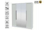 Шкаф комбинированный Концепт КТ-Ш4(З) Тренд (Белый Платинум/Грэй) фабрика Интерлиния в Минске Шкаф комбинированный Концепт КТ-Ш4(З) Тренд (Белый Платинум/Грэй) фабрика Интерлиния