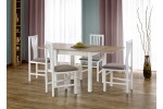 Стол обеденный HALMAR GRACJAN раскладной, дуб сонома\белый, 80-160/80/76