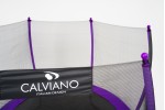 Батут пружинный с защитной сеткой Calviano 312 см - 10ft OUTSIDE master purple