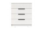 Комод  67.20 Брандо (белый / ДВПО: белый / фасады: МДФ с ПВХ белый)  фабрика Олмеко