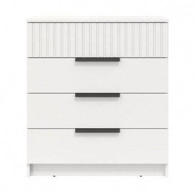 Комод  67.20 Брандо (белый / ДВПО: белый / фасады: МДФ с ПВХ белый)  фабрика Олмеко 