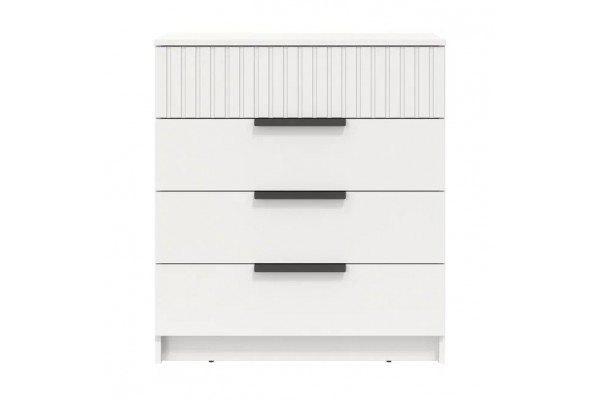 Комод  67.20 Брандо (белый / ДВПО: белый / фасады: МДФ с ПВХ белый)  фабрика Олмеко