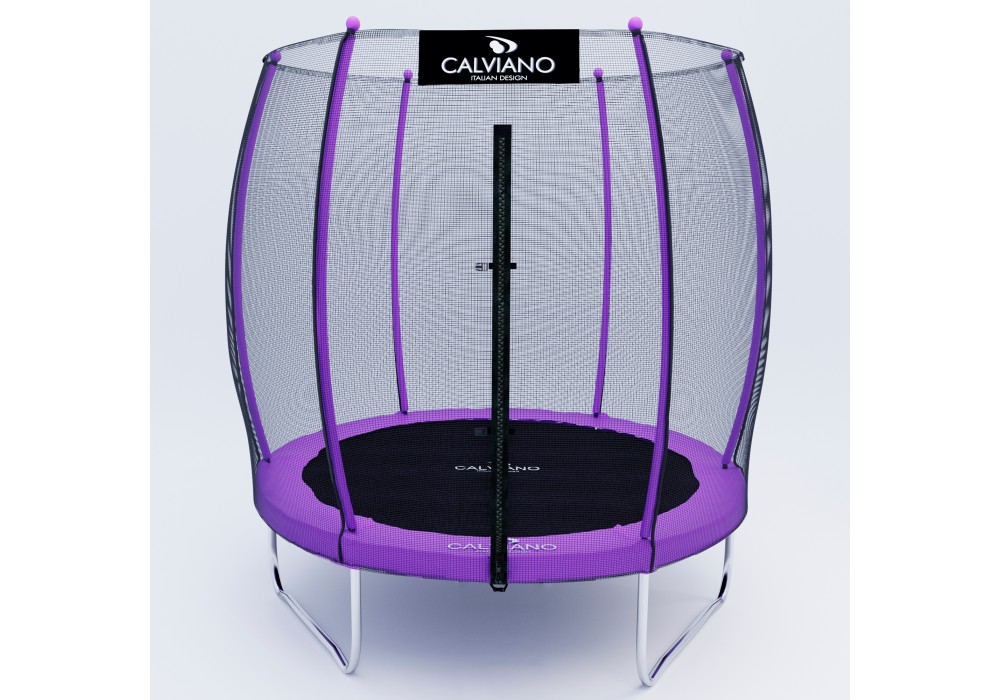 Батут пружинный с защитной сеткой Calviano 183 см - 6ft OUTSIDE master purple в Минске Батут пружинный с защитной сеткой Calviano 183 см - 6ft OUTSIDE master purple