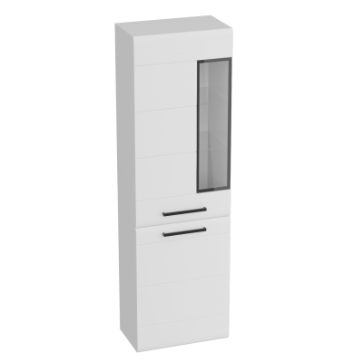 Шкаф-витрина «Кёльн» 1960 Белый Аляска/ Белый глянец Шкаф-витрина «Кёльн» 1960 Белый Аляска/ Белый глянец