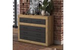 Комод LOFT LT-5Ш (Дуб золотой/Антрацит)  фабрика Интерлиния в Минске Комод LOFT LT-5Ш (Дуб золотой/Антрацит)  фабрика Интерлиния