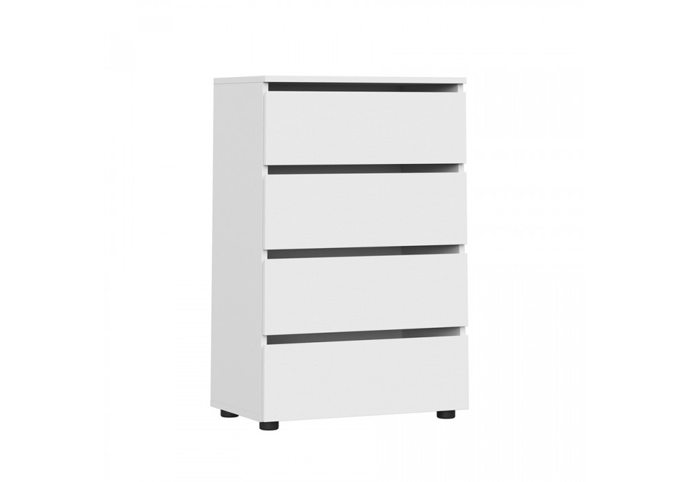 Комод 4 ящика Токио NN-МЕБЕЛЬ (Белый текстурный) в Минске Комод 4 ящика Токио NN-МЕБЕЛЬ (Белый текстурный)