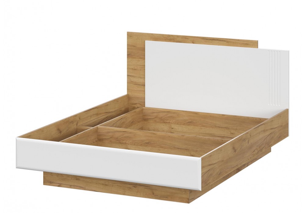 Кровать SV-Мебель Милан 160x200 (двойная, универсальная, дуб золотой) в Минске Кровать SV-Мебель Милан 160x200 (двойная, универсальная, дуб золотой)