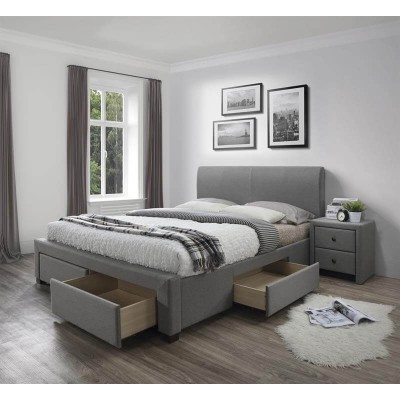 Кровать HALMAR MODENA 3 160 серый