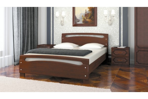 Кровать "Камелия-2" орех 1400