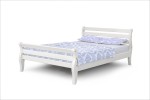 Кровать Мебельград  "Аврора" 160x200  (Белый полупрозрачный)