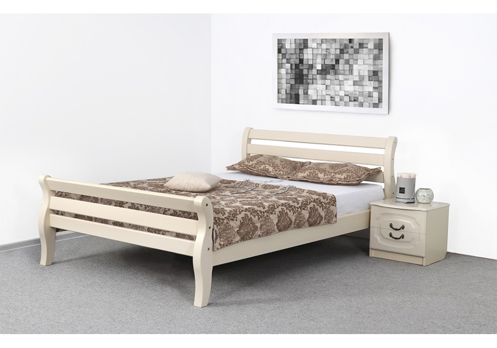 Кровать Мебельград  "Аврора" 120x200   (Ясень жемчужный)