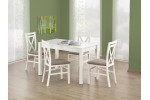 Стол обеденный HALMAR KSAWERY белый, 120/68/76