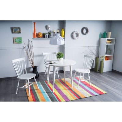 Стол обеденный SIGNAL LARSON белый, 90/75 Стол обеденный SIGNAL LARSON белый, 90/75