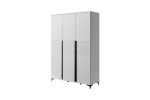 Шкаф распашной ШР-3 Брента (Белый) фабрика Браво Мебель