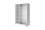 Шкаф распашной ШР-3 Брента (Белый) фабрика Браво Мебель