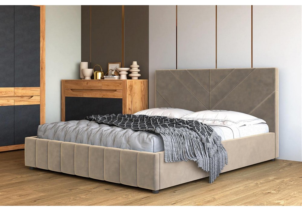 Кровать  Нельсон Линия с подъёмным механизмом 160х200 (вариант 3) фабрика Браво Мебель в Минске Кровать  Нельсон Линия с подъёмным механизмом 160х200 (вариант 3) фабрика Браво Мебель