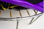 Батут пружинный с защитной сеткой Calviano 374 см - 12ft OUTSIDE master purple в Минске Батут пружинный с защитной сеткой Calviano 374 см - 12ft OUTSIDE master purple