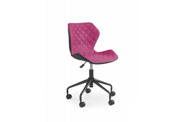 Кресло компьютерное HALMAR MATRIX черно\розовый