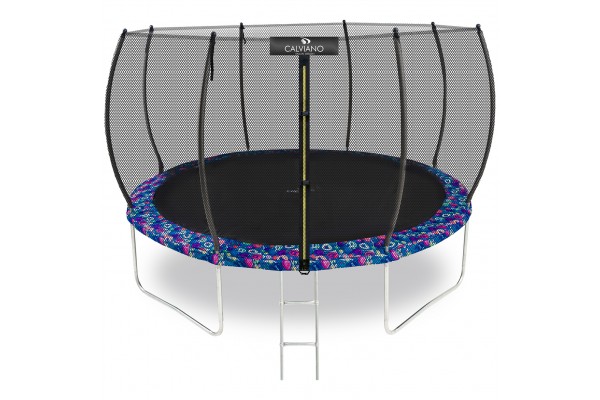 Батут пружинный с защитной сеткой Calviano 374 см - 12ft OUTSIDE master smile