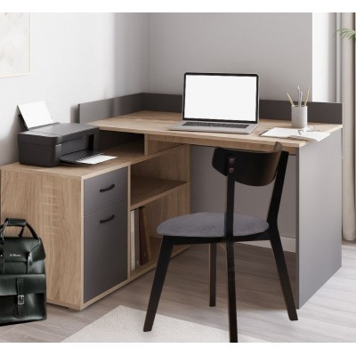 Письменный стол Мебель-Класс Имидж-2 (Антрацит/Дуб Сонома) Письменный стол Мебель-Класс Имидж-2 (Антрацит/Дуб Сонома)