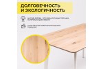 Стол МАЙОН 130/80/74 (дуб натуральный/белый) в Минске Стол МАЙОН 130/80/74 (дуб натуральный/белый)