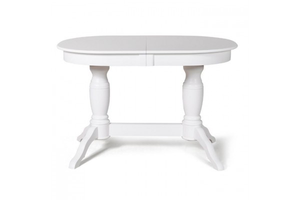 Обеденный стол Пан 120(160)x80 (белый)