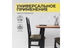 Стол МАЙОН 130/80/74 (дуб натуральный/черный)