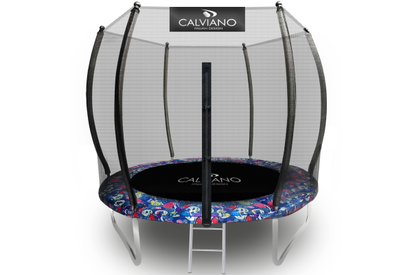 Батут пружинный с защитной сеткой Calviano 312 см - 10ft OUTSIDE master smile