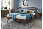 Кровать HALMAR ORLANDO серый/орех, 160/200 в Минске Кровать HALMAR ORLANDO серый/орех, 160/200