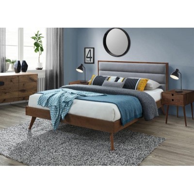 Кровать HALMAR ORLANDO серый/орех, 160/200 Кровать HALMAR ORLANDO серый/орех, 160/200